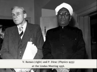 Sir Chandrasekhara Raman (1956) - Physics of Crystals (German and English Presentation)