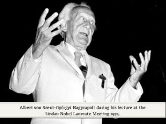 Albert von Szent-Györgyi (1969) - Molecules, Electrons and Biology (German Presentation)
