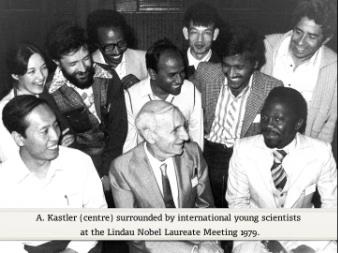 Alfred Kastler (1973) - What led Max Planck to write E = h . ν? (German Presentation)