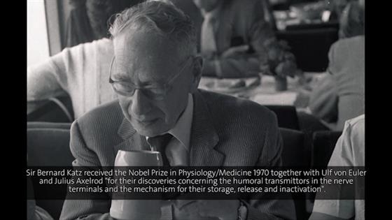 Sir Bernhard Katz (1978) - The Properties of Ion Channels in the Endplate Membrane (German presentation)