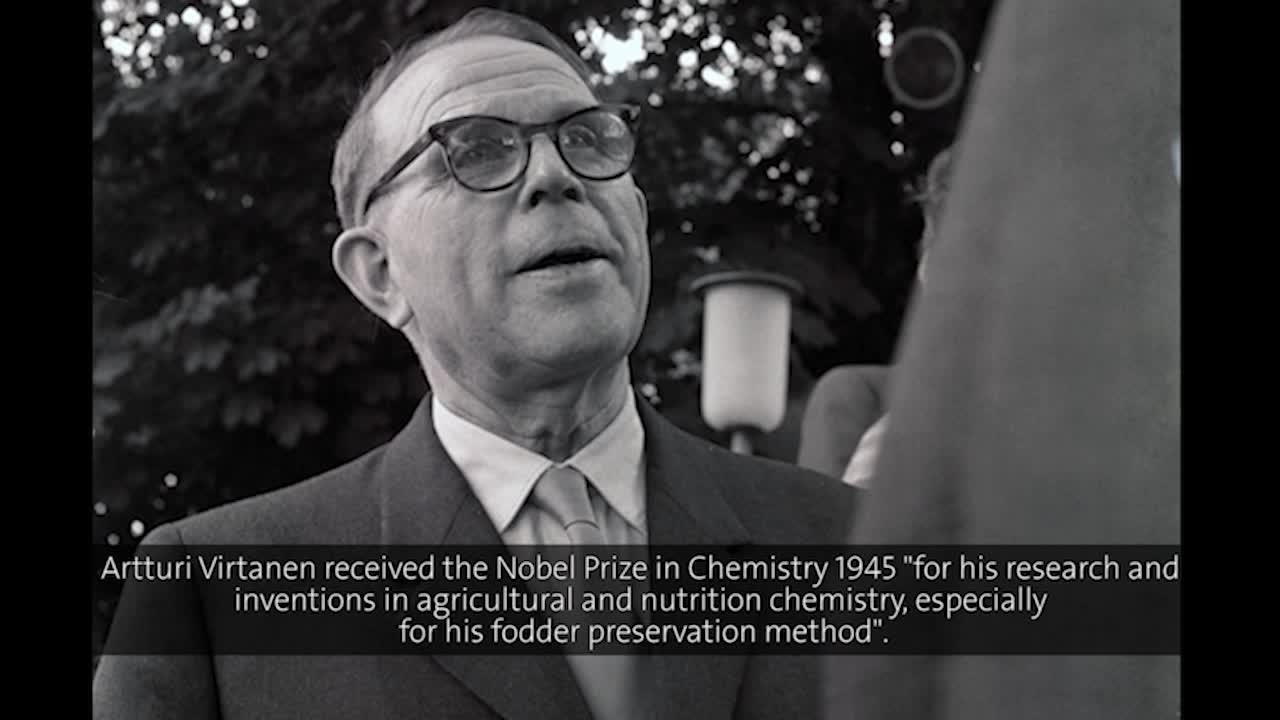 Artturi Virtanen (1961) - Opportunities of Nutrition for Mankind and Chemistry (German presentation)