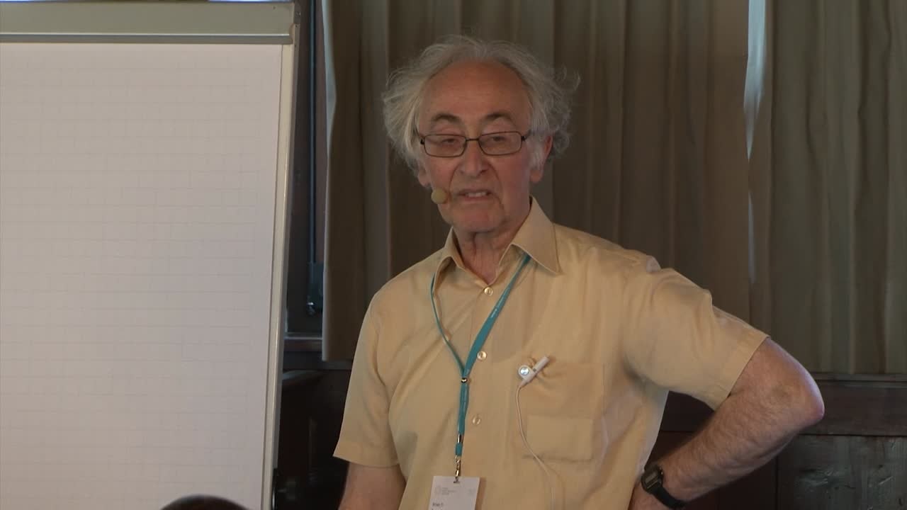 Brian Josephson (2016) - Lecture and Discussion: Emergent Self-Organising Activity as the true foundation of Reality