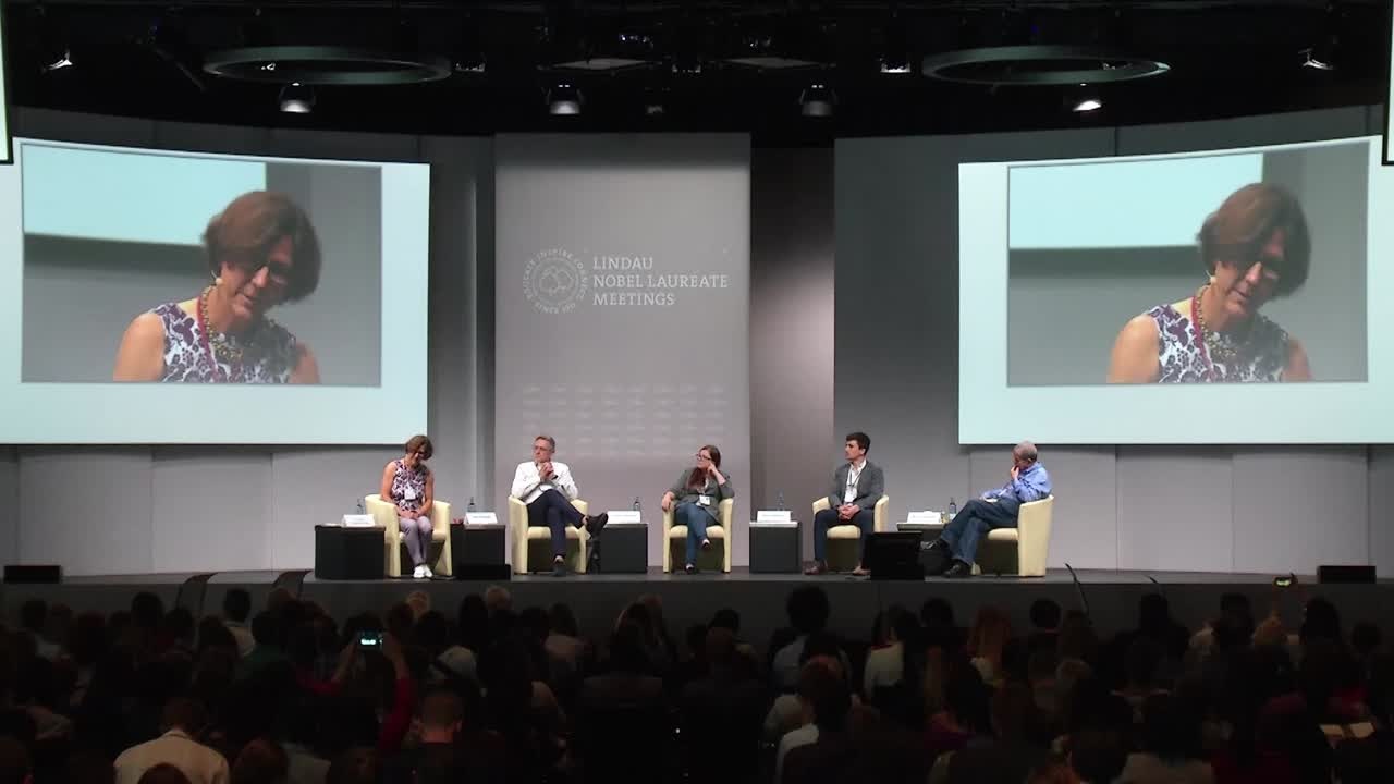 Panel Discussion (2018) - Challenges in Personalised Medicine; Erwin Böttinger, Ruairi Robertson, Gintvile Valinciute; Moderator: Susanne Schultz-Hector