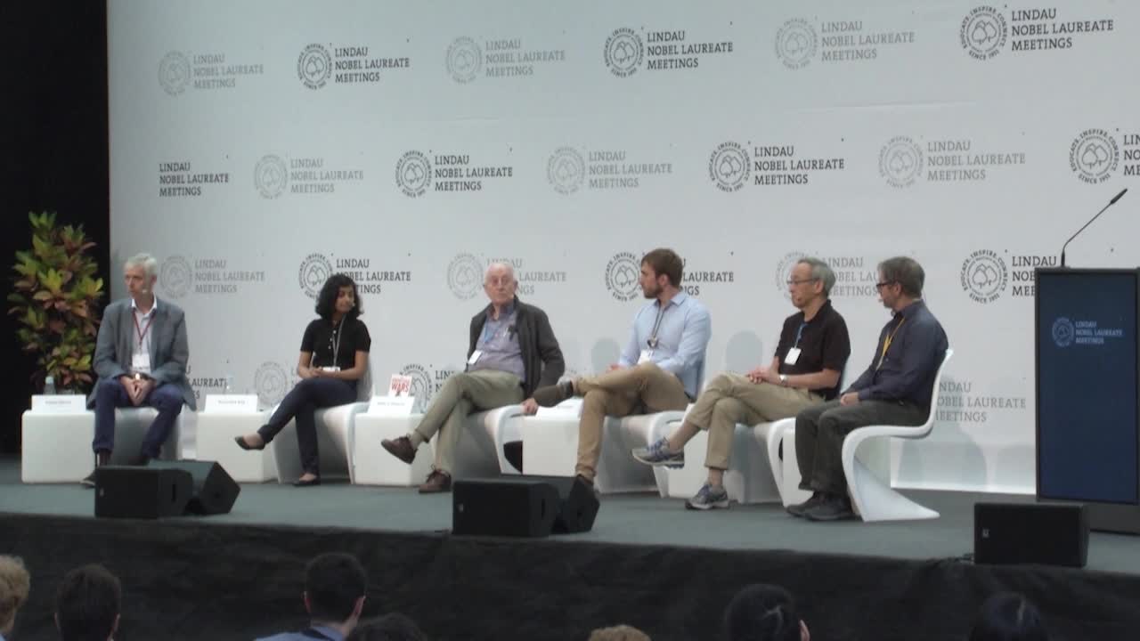 Panel Discussion (2018) - Science in a Post-Factual World; Steven Chu, Peter C. Doherty, Arunima Roy, Brian Malow, Adam Whisnant; Moderator: Adam Smith