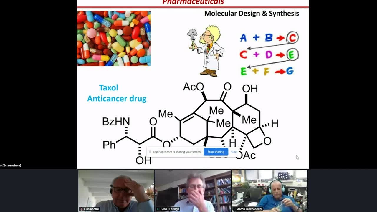 Next Generation Medicine  (2021) - Aaron Ciechanover, Ben L. Feringa; Moderator: Klas Kärre 