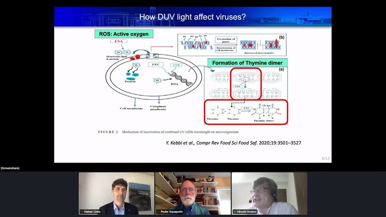 Light, Clean Water and Diseases (2021) -  Peter Agre, Hiroshi Amano; Moderator: Heiner Linke