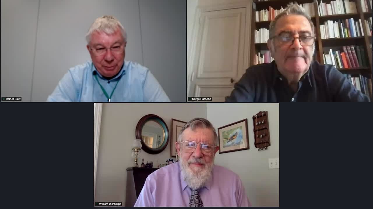 Quantum Science (2021) - Serge Haroche, William D. Phillips; Moderator: Rainer Blatt