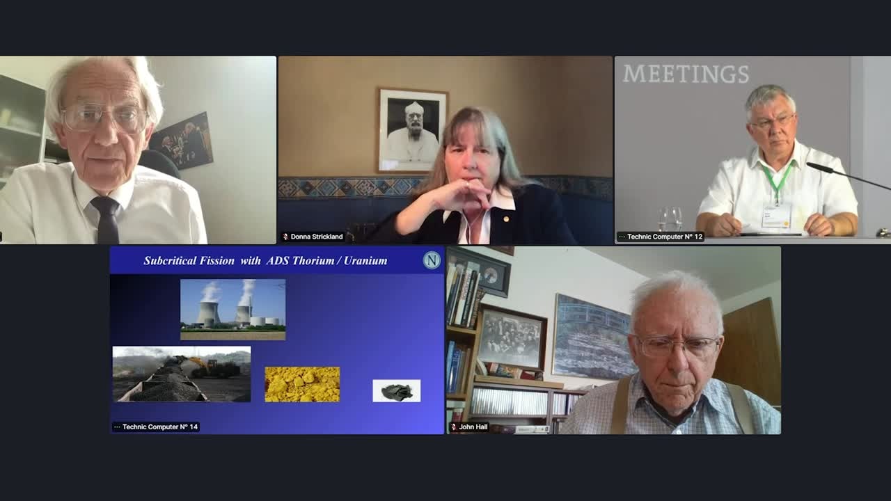 Application of Laser Technology: From Health to Metrology (2021) - John L. Hall, Gérard A. Mourou, Donna Strickland; Moderator: Rainer Blatt