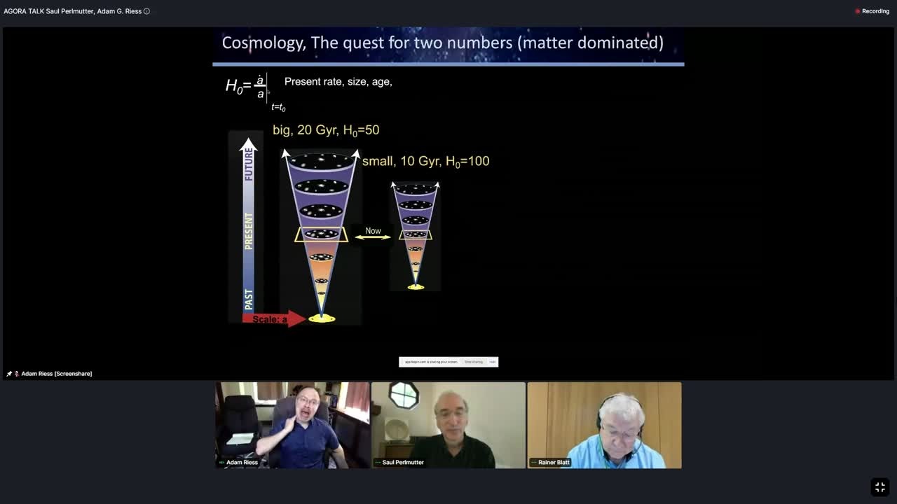 Expansion of the Universe (2021) - Saul Perlmutter, Adam G. Riess; Moderator: Rainer Blatt  