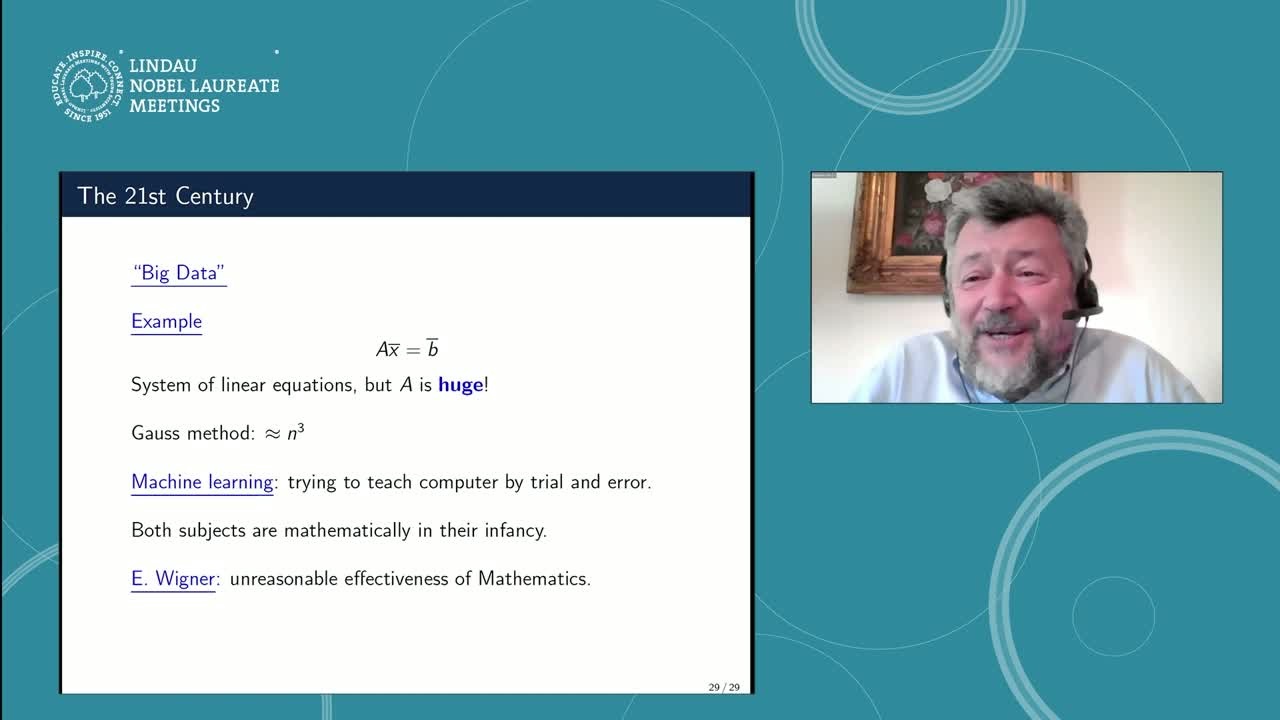 Mathematics: Science or Art?  (2022) - Online Heidelberg Lecture by Efim I. Zelmanov