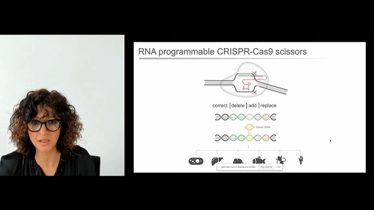  CRISPR-Cas9: Transforming Life Sciences With Bacteria (2021) - Emmanuelle Charpentier; Moderator: Wolfgang Lubitz