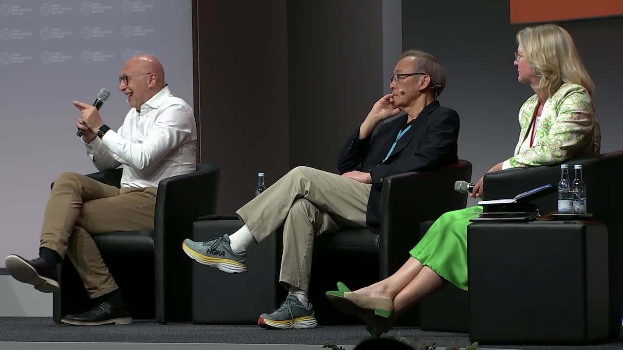 Single Molecule Methods and a Physics Understanding of Biology | MINFLUX: A New Physical Principle To Resolve Position and Movements of (Bio)Molecules Down to Angströms (2024) - Steven Chu, Stefan W. Hell; Moderator: Lene Oddershede