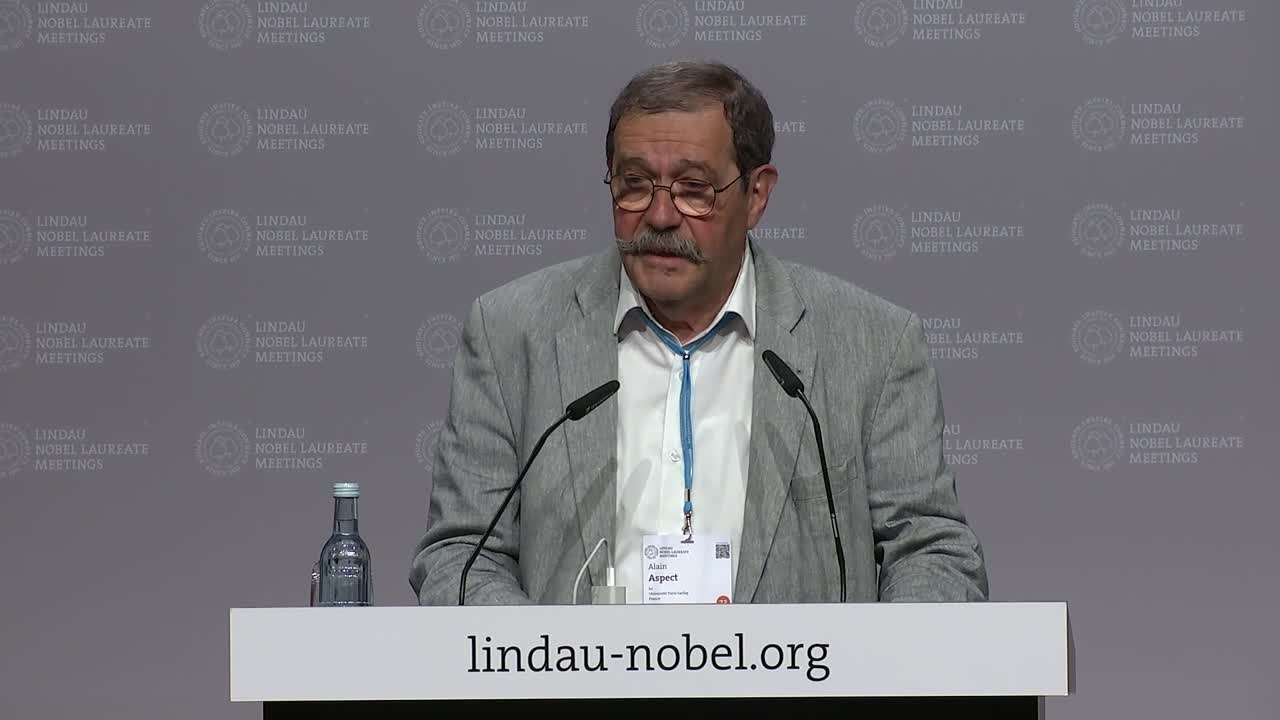 From Einstein and Bell to Quantum Technologies: Quantum Non-locality in Action (2024) - Alain Aspect; Introduction: Rainer Blatt
