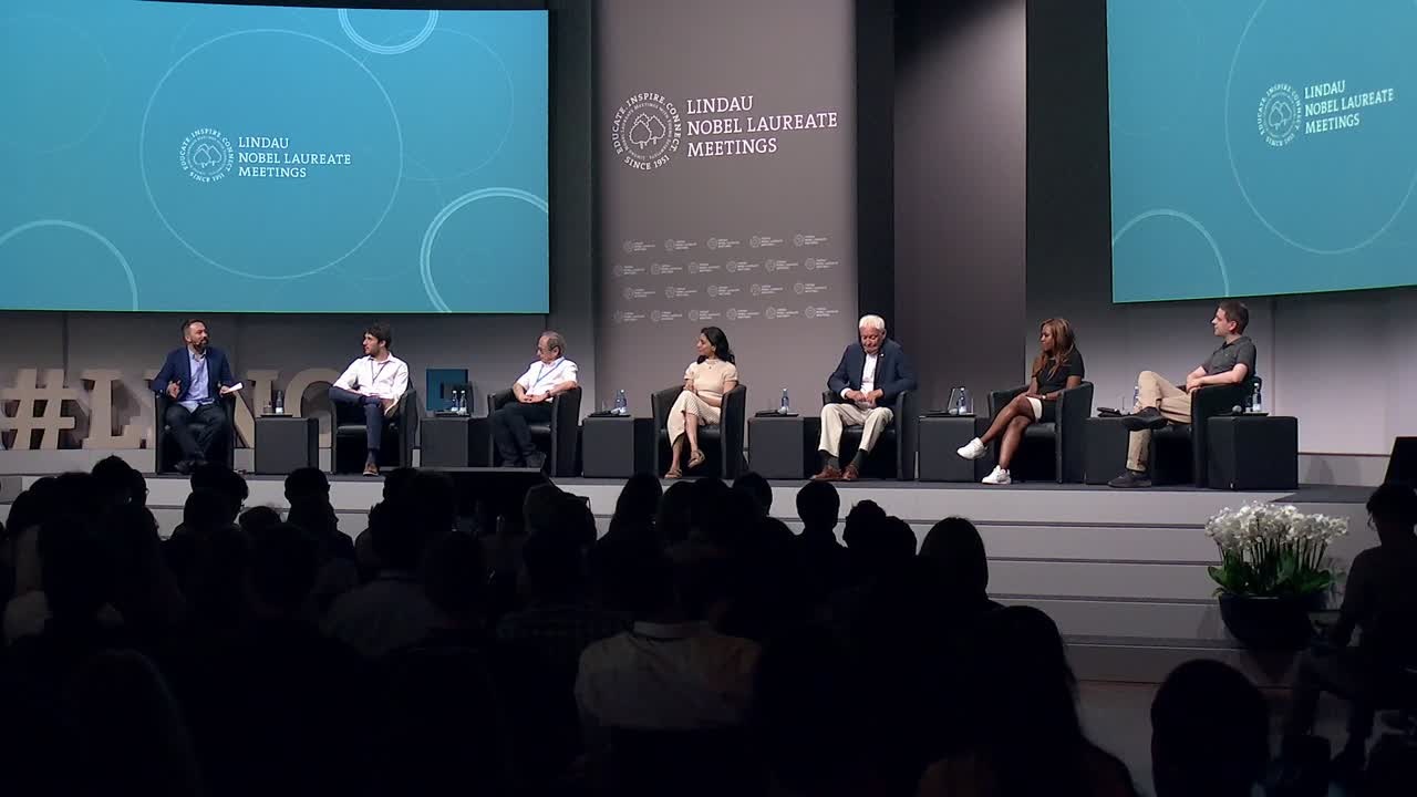 Artificial Intelligence in Chemistry: How Is AI Changing the Game? (2025) - Animashree Anandkumar, Danielle Belgrave, Joachim Frank, John M. Jumper, Michael Levitt, Francisco Martins; Moderator: Derek Muller