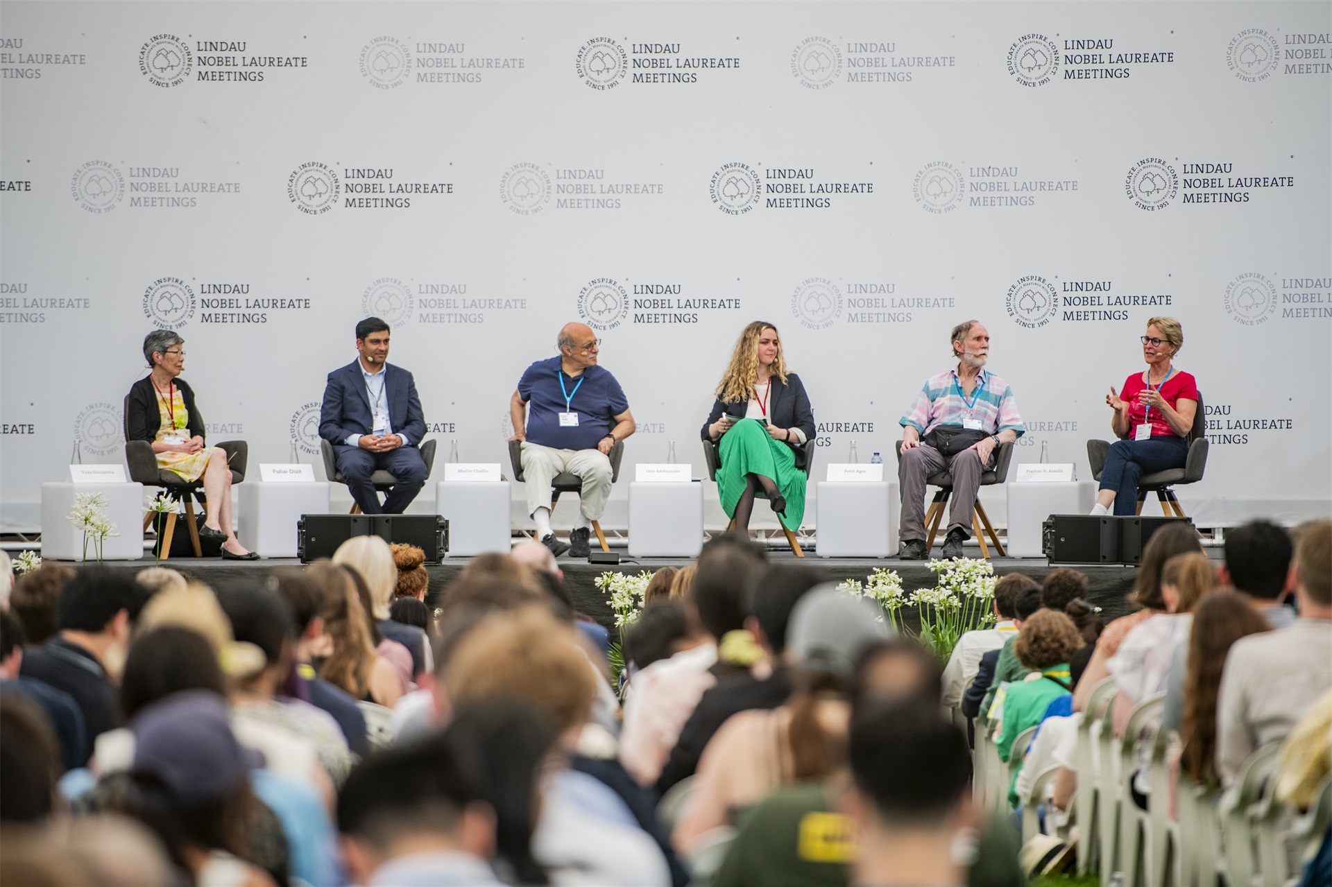 Global Challenges, Global Solutions: The Role of Science Diplomacy (2025) - Peter Agre, Frances H. Arnold, Martin Chalfie, Fuhar Dixit, Yuko Harayama; Moderator: Ona Ambrozaite