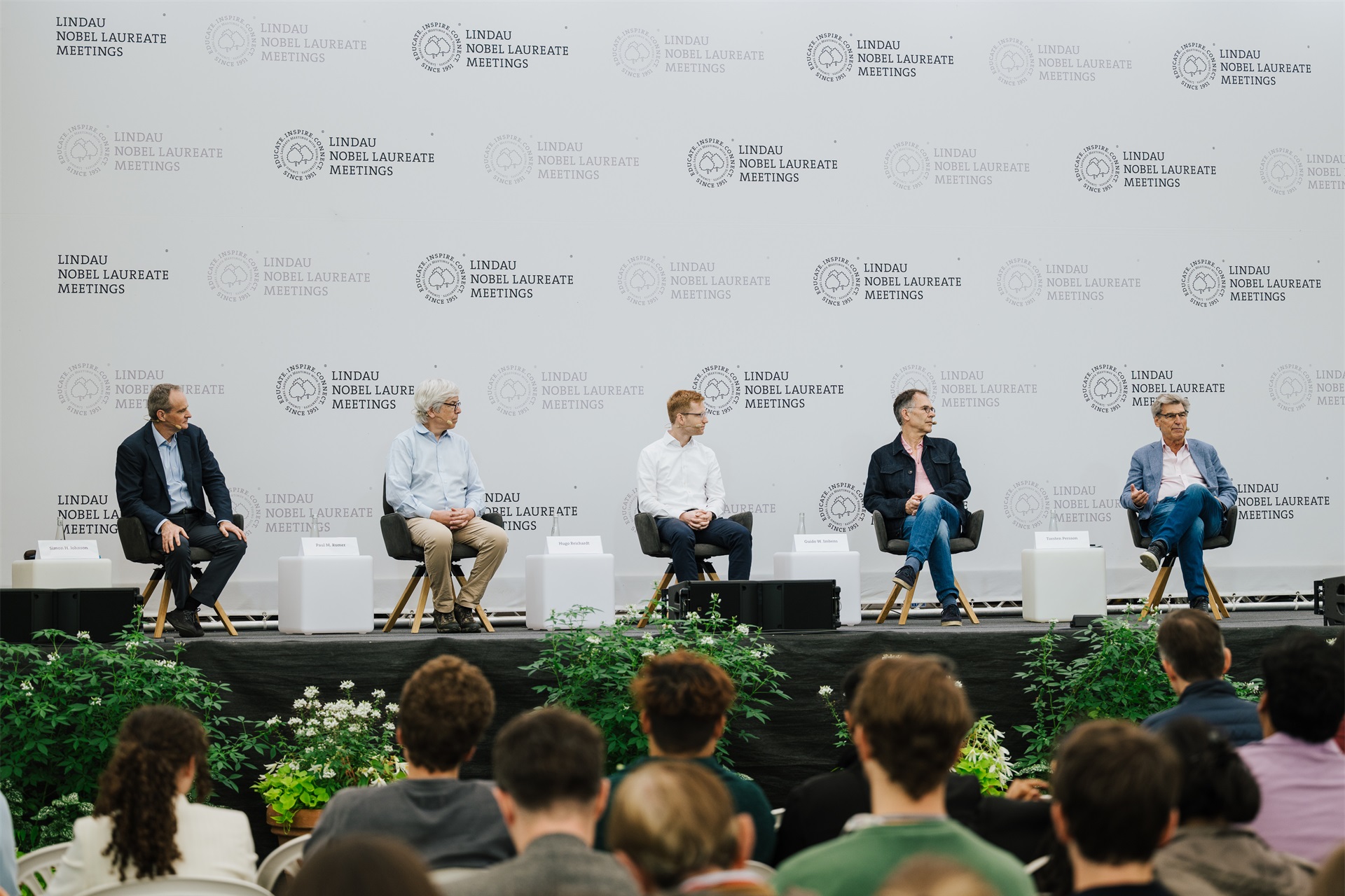 Institutions and Development: Good for a Few or Empowering the Many? (2025) - Guido W. Imbens, Simon H. Johnson, Hugo Reichardt, Paul M. Romer; Moderator: Torsten Persson