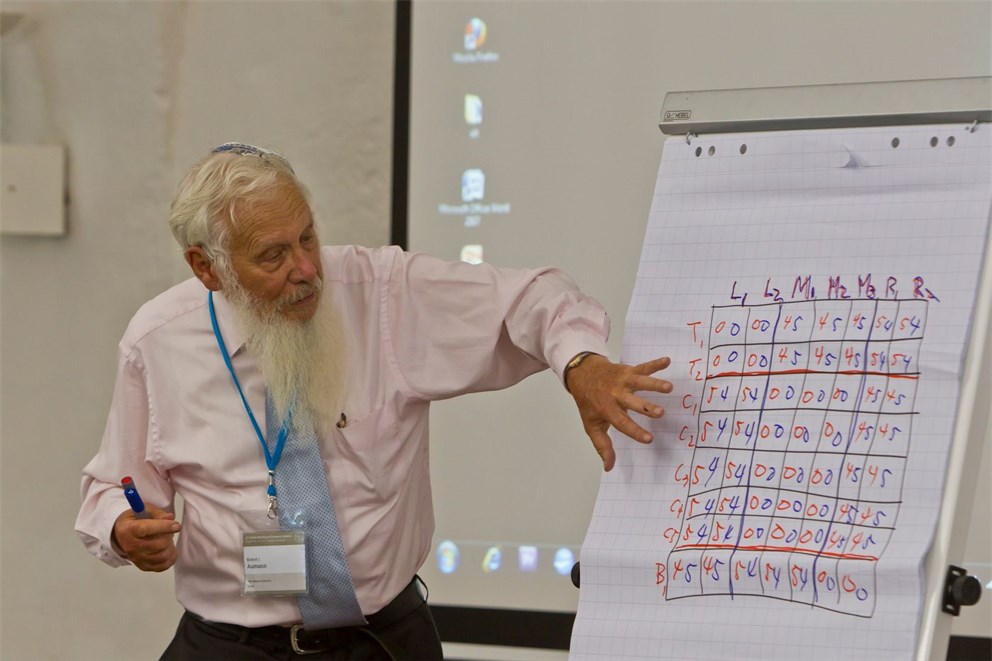 Discussion session with Laureate Robert Aumann