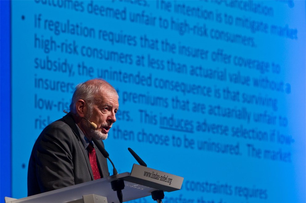 Daniel McFadden on "Sick Insurance: Adverse Selection and Regulation of Health Insurance Markets" (Laureate, Economic Sciences 2000)