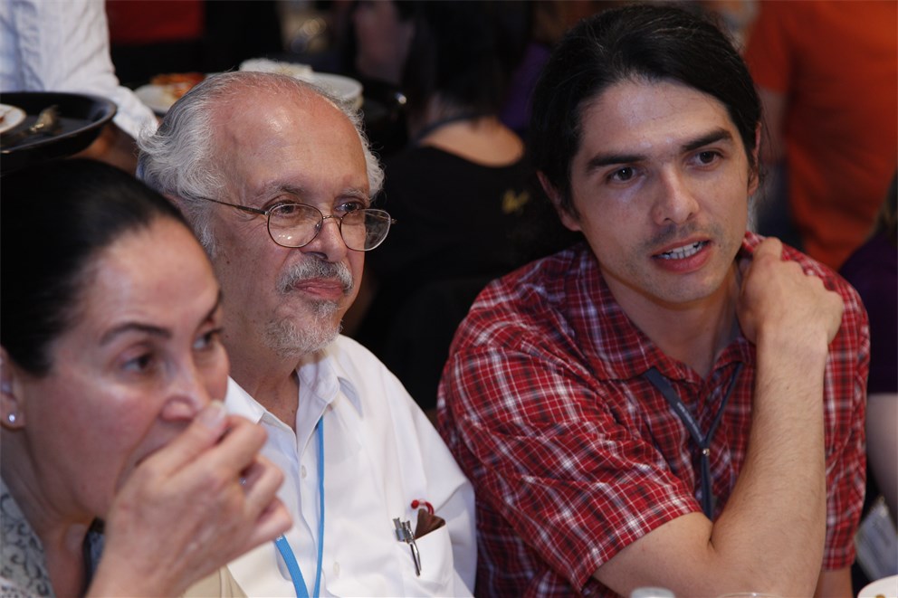 Laureate Mario Molina attending the Singaporean evening