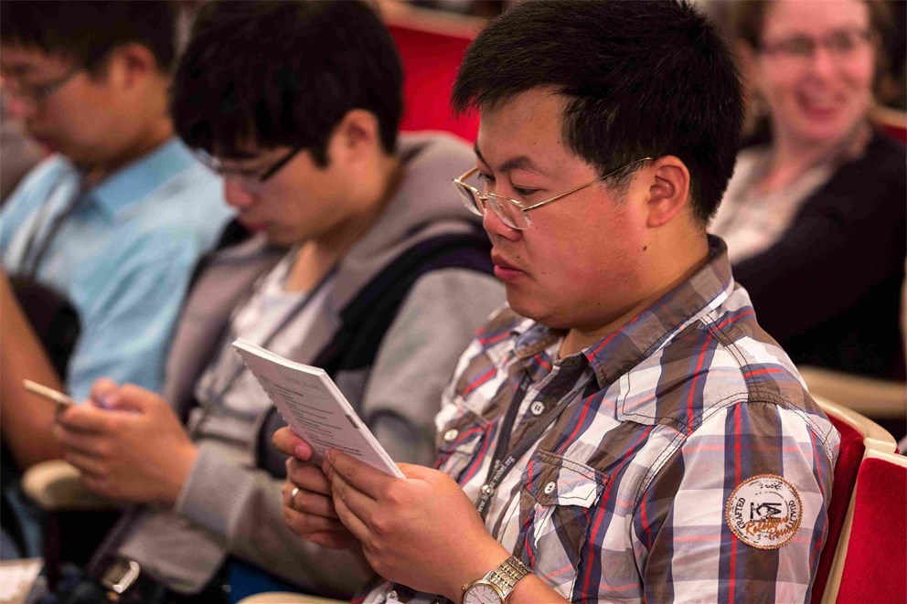 Young scientists at the 66th Lindau Nobel Laureate Meeting.
