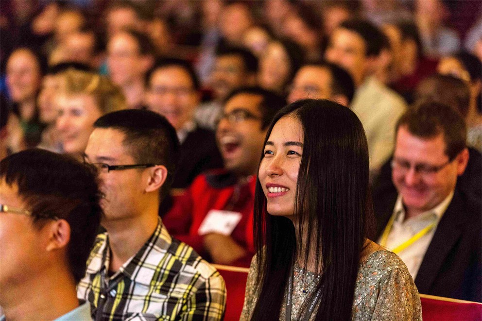 Young scientists at the 66th Lindau Nobel Laureate Meeting.