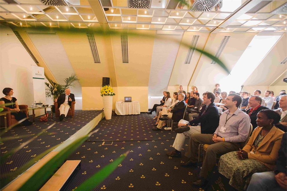 Science Breakfast with Kurt Wüthrich hosted by Rolex SA.