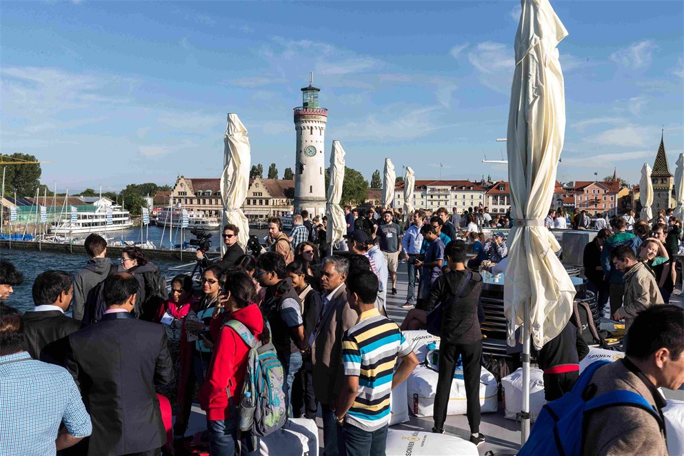 Boat trip to Mainau at the 66th Lindau Nobel Laureate Meeting.
