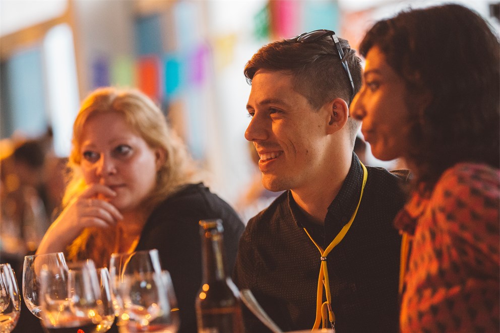 Young scientists at the international get-together