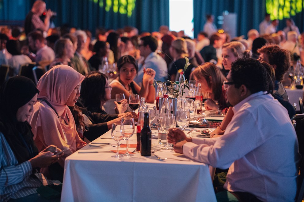 Young scientists at the international get-together