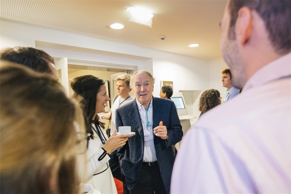 Edward C. Prescott in conversation with young economists