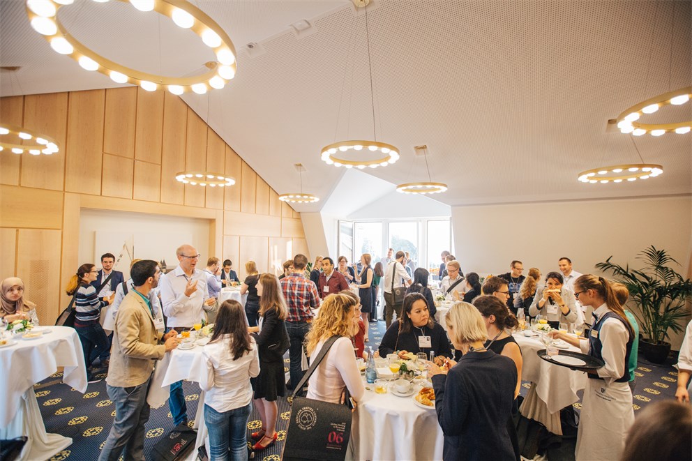 Young scientists taking part in the McKinsey science breakfast