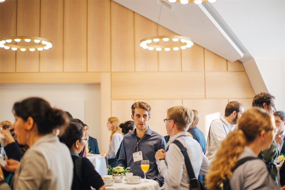 Young scientists taking part in the McKinsey science breakfast