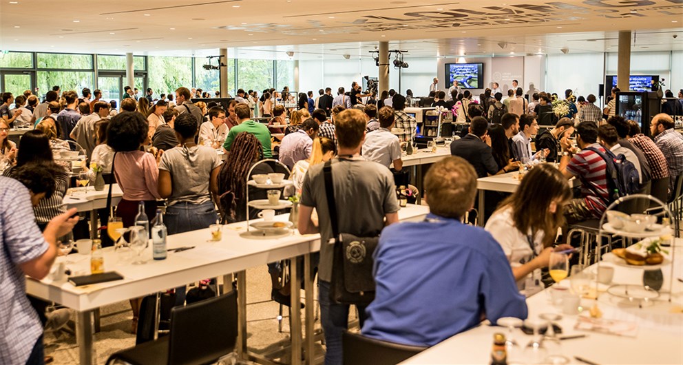 Young scientists particpating in the #LINO19 Science Breakfast
