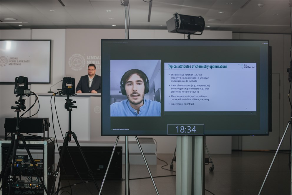 Next Gen Science sessions backstage at Lindau Inselhalle.