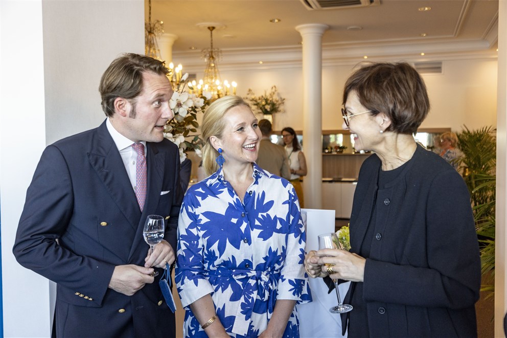 Reception at the Summer Festival of Science.