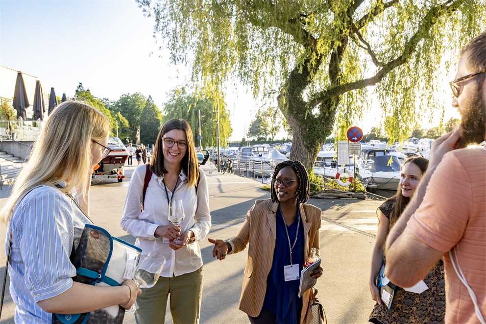 Young scientists at the 71st Lindau Nobel Laureate Meeting.