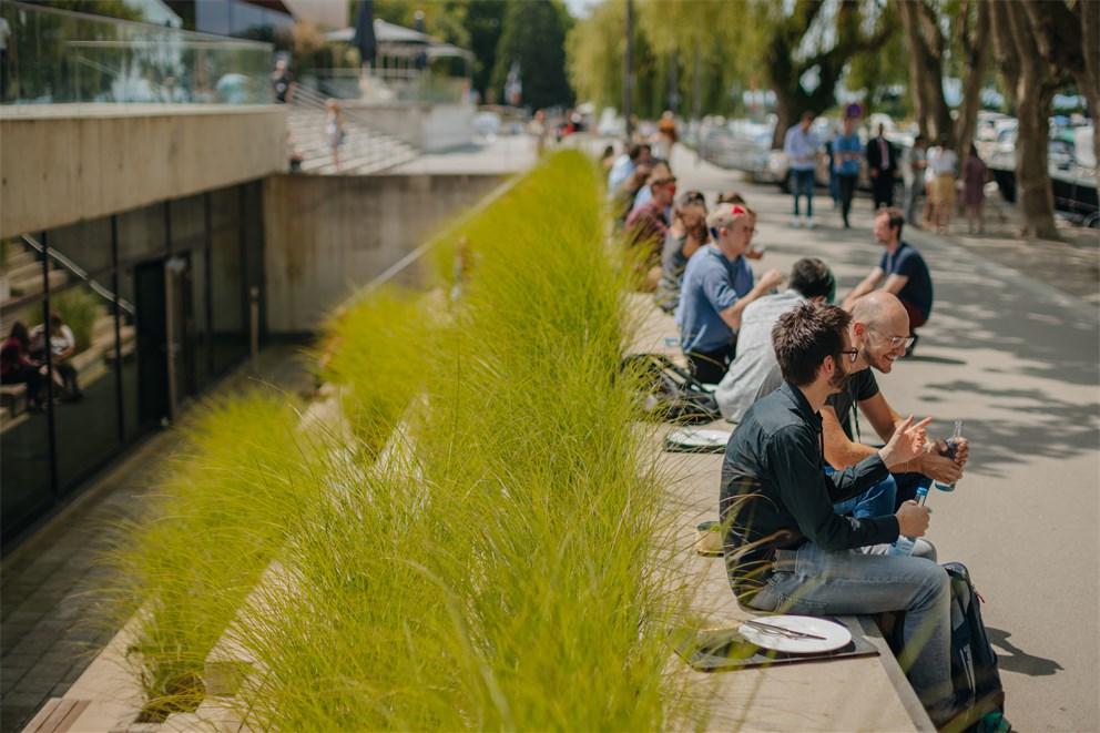 Young scientists at the 71st Lindau Nobel Laureate Meeting.
