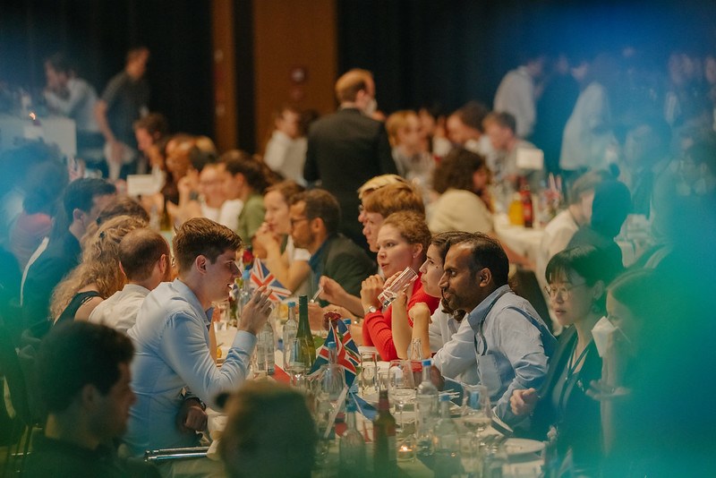 Young scientists at the international get-together.