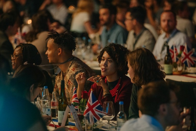Young scientists at the international get-together.