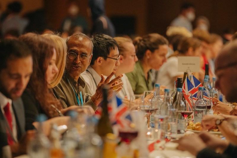 Young scientists at the international get-together.