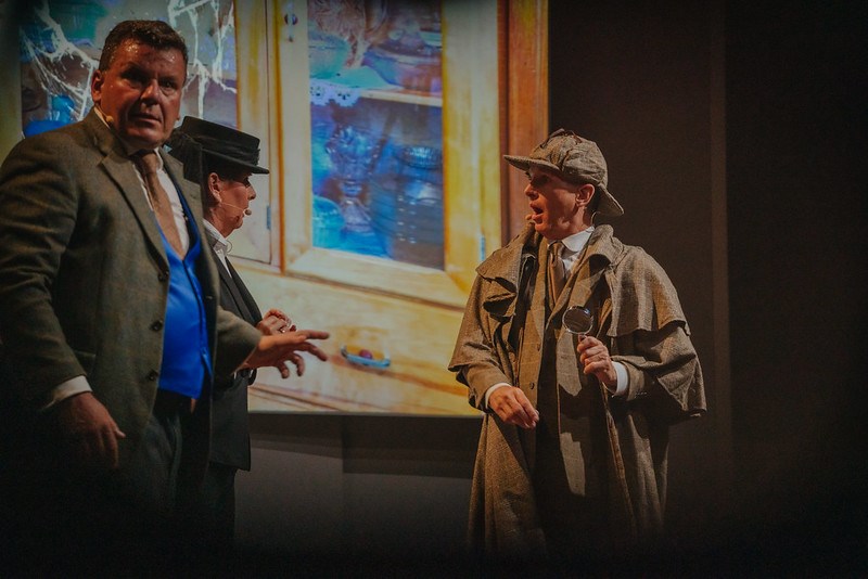 Theatre play at the get-together.