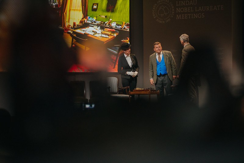 Theatre play at the get-together.