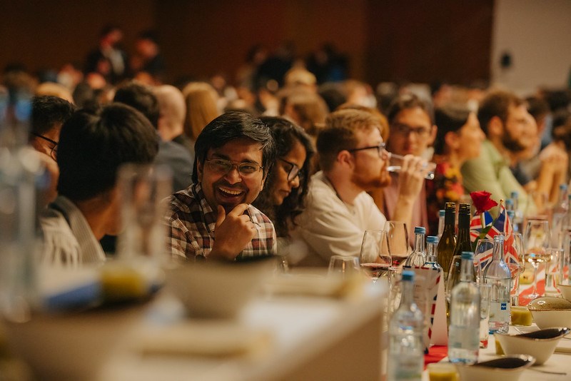 Young scientists at the international get-together.