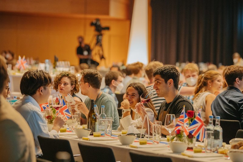 Young scientists at the international get-together.