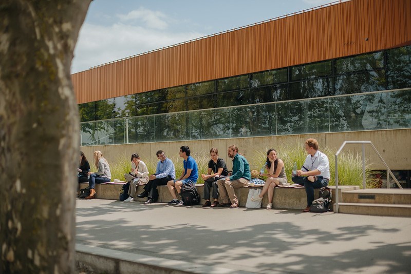 Young scientists coming together at Indelhalle.