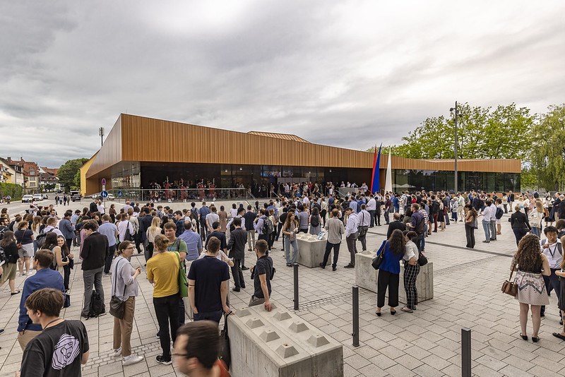 Young Scientists gathering at Inselhalle.