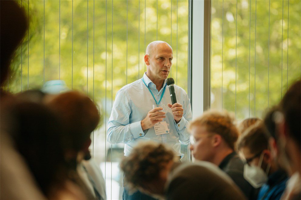 Benjamin List at the 71st Lindau Nobel Laureate Meeting.