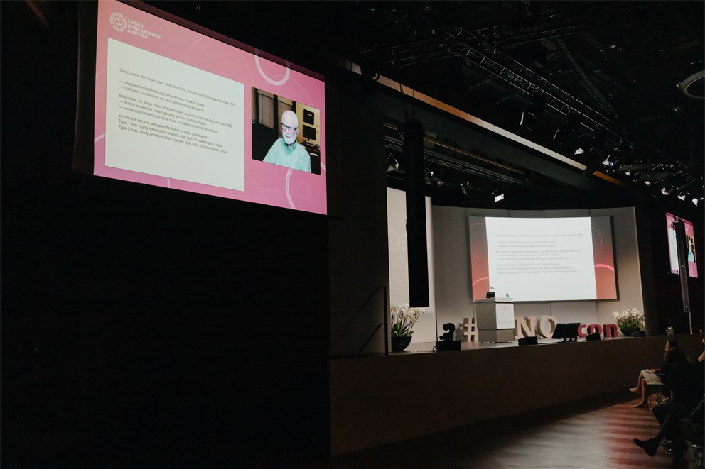 Opening Ceremony of the 7th Lindau Meeting on Economic Sciences.