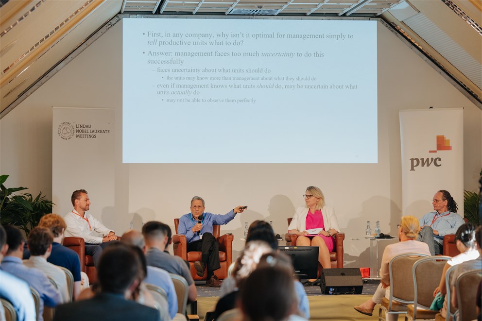 Partner Event hosted by PriceWaterhouseCoopers at the 7th Lindau Meeting on Economic Sciences.