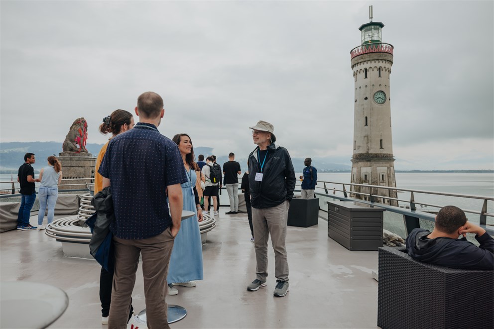 Boat Trip to Mainau Island at the 7th Lindau Meeting on Economic Sciences.